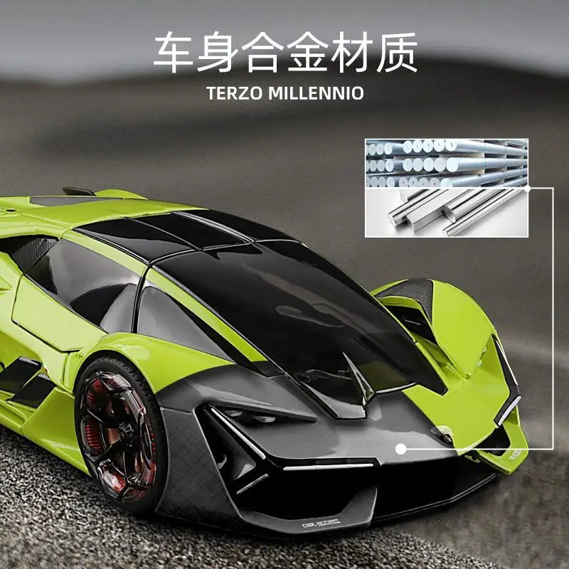 Bburago 1:24 Lamborghini Terzo Millennio Alloy Car Diecasts & Toy Vehicles Car Model Miniature Scale Model Car For Children