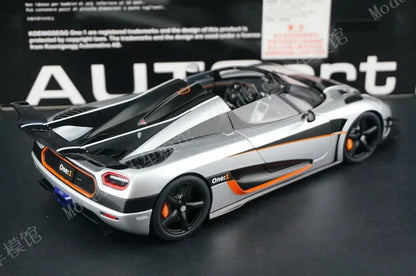 Autoart 1:18 One1 Simulation Limited Edition All Open Alloy Metal Static Car Model Toy Gift