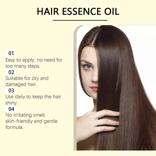 Scalp Repairing Hair Serum Herbal Rosemary Castor Oil Hair Booster Dense Essential Oil Prevent Hair Loss Soft Smoothing Hair Oil