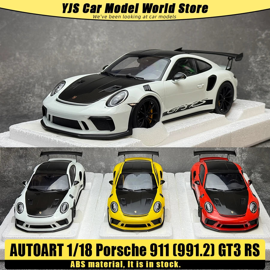 AUTOART 1/18 Porsche 911 (991.2) GT3 RS Weissach Package Car model  Send to a friend  Personal collection Static ornament