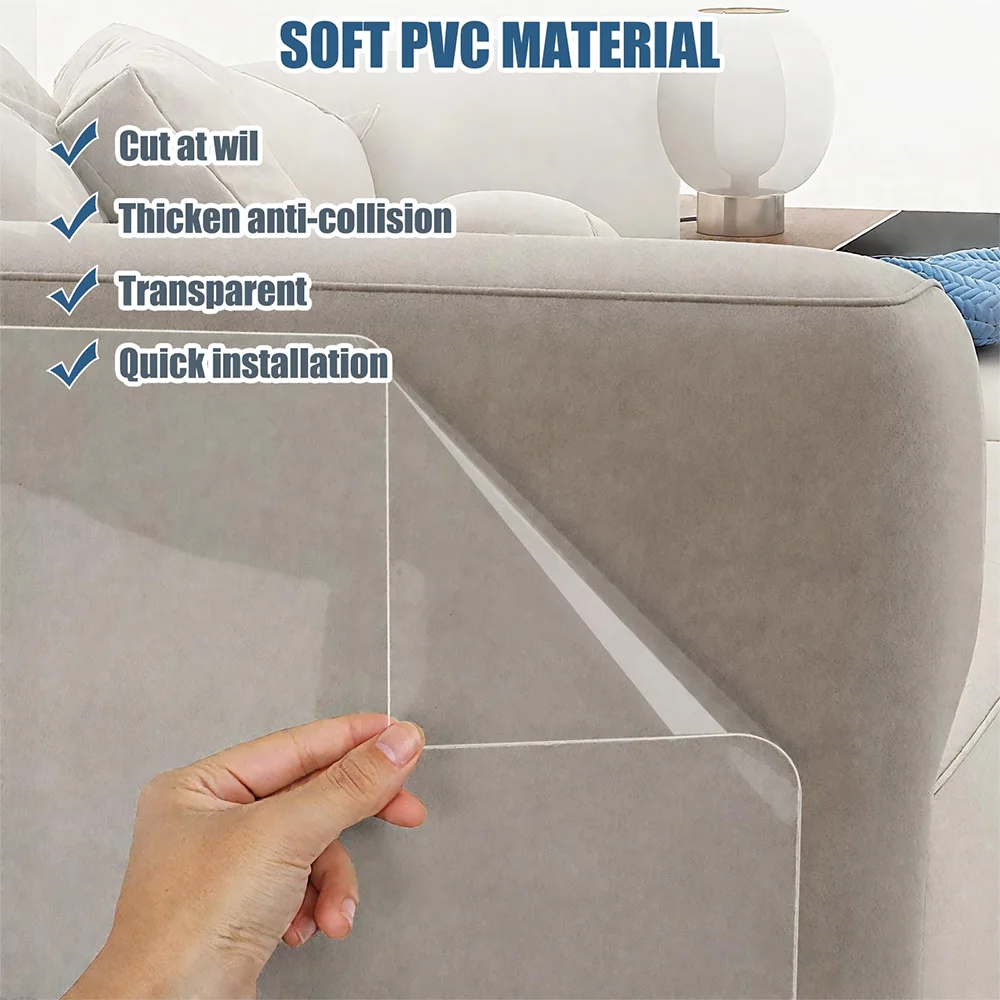 1 Roll Anti Cat Scratch Furniture Protector Tape Self-Adhesive PVC Transparent Tape Couch Guard Pads Stickers for Couch Sofa