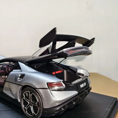 BYD YANGWANG U9 1:18 Official Alloy Car Model High-End Sport Coupe Collectible Vehicle Model For Enthusiasts