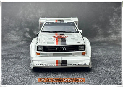 AUTOART 1/18 Audi Sport Quattro S1 Pikes Peak 1987 #1  Racing car model Car model Static ornament Collect Metal material