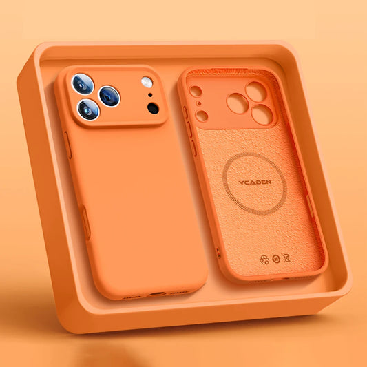 Official Liquid Silicone Magnetic Case For iPhone 17 Air 16 Plus 15 14 13 12 Pro Max  For Magsafe Wireless Charge Matte Cover