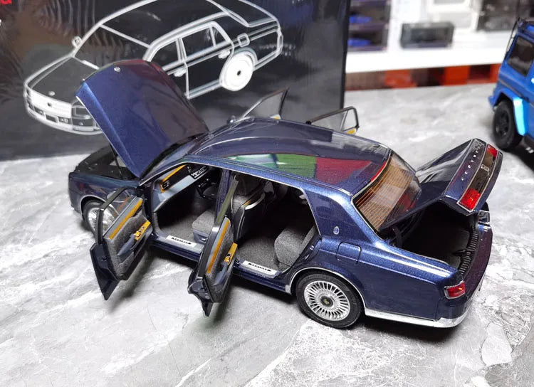 LCD 1/18 Car Model TOYOTA Century Car Model Simulation Model Diecast Model Collect Ornament Boy Custom Birthday Boy Toy Gift
