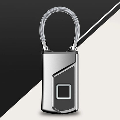 Intelligent Fingerprint Lock Portable Keyless Fingerprint Padlock Waterproof USB Rechargeable for Door Suitcase Backpack Locks