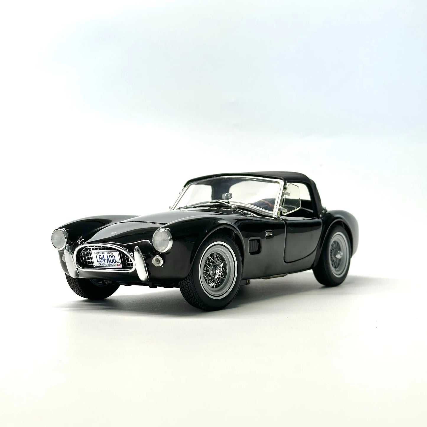 Exoto 1:18 AC Cobra Shelby 289 Black Simulation Limited Edition All Open Alloy Metal Static Car Model Toy Gift