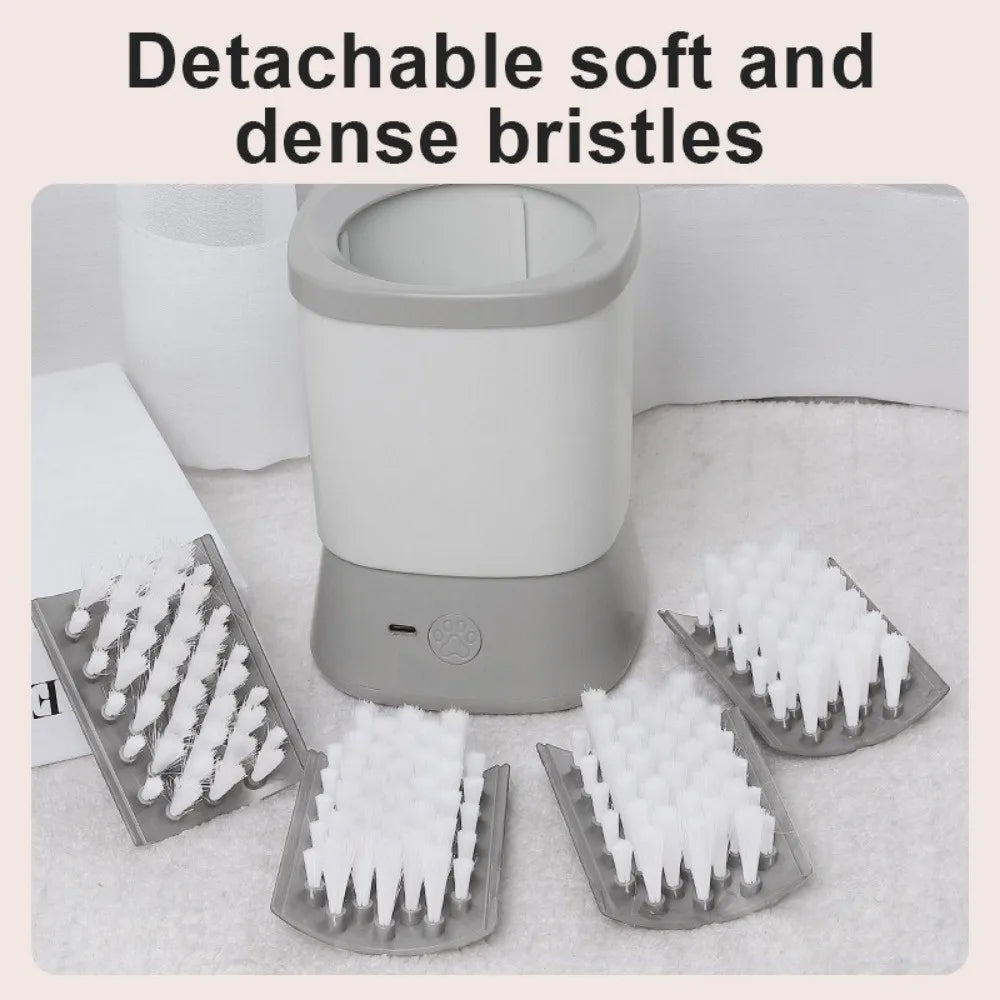 Removable Design Automatic Pet Foot Washer Intelligent Cleaning Electric Powered Pet Paw Cleaner Usb Charging Intelligence