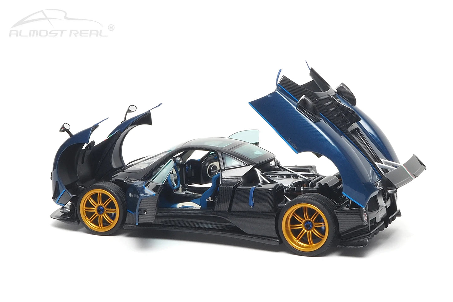 Almost Real diecast model 1:18 Pagani Zonda Tricolore - 2010  car model alloy collection gift to friends and family