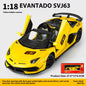 Large 1/18 Aventador SVJ Supercar Model Simulation Interior Details Adult Collection Ornaments