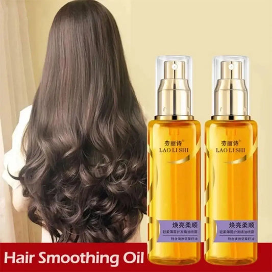 Hair Oil Spray Fragrance Hair Mask Nourishing Conditioning Oil Deeply Moisturizing Hair Curly Spray Gift Women Hair Care Serum