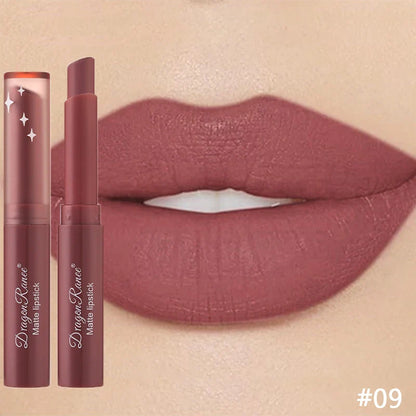 Nude Matte Waterproof Lipstick – Long‑Lasting Velvet Lip Cosmetics for Women