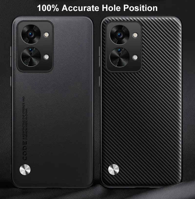 Luxury PU Leather Case For OnePlus Nord 2T Back Cover Matte Silicone Full Protection Phone Case For One Plus Nord 2T 5G Nord2T