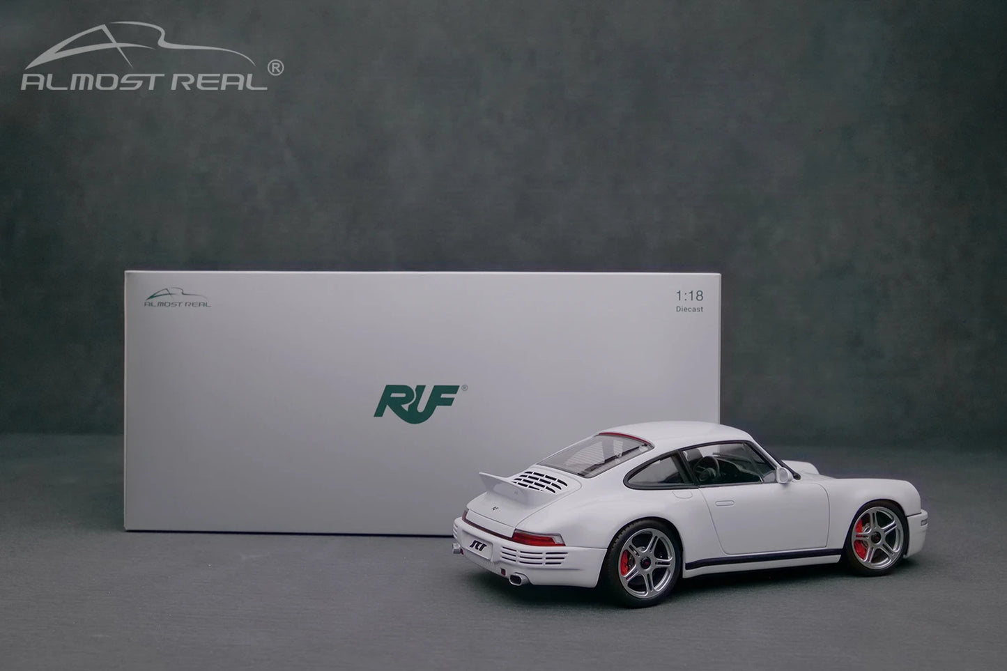 Almost Real  Diecast model 1:18  RUF SCR 2018 Realistic Car Model Collectible Holiday Gifts Static birthday gifts for  friends