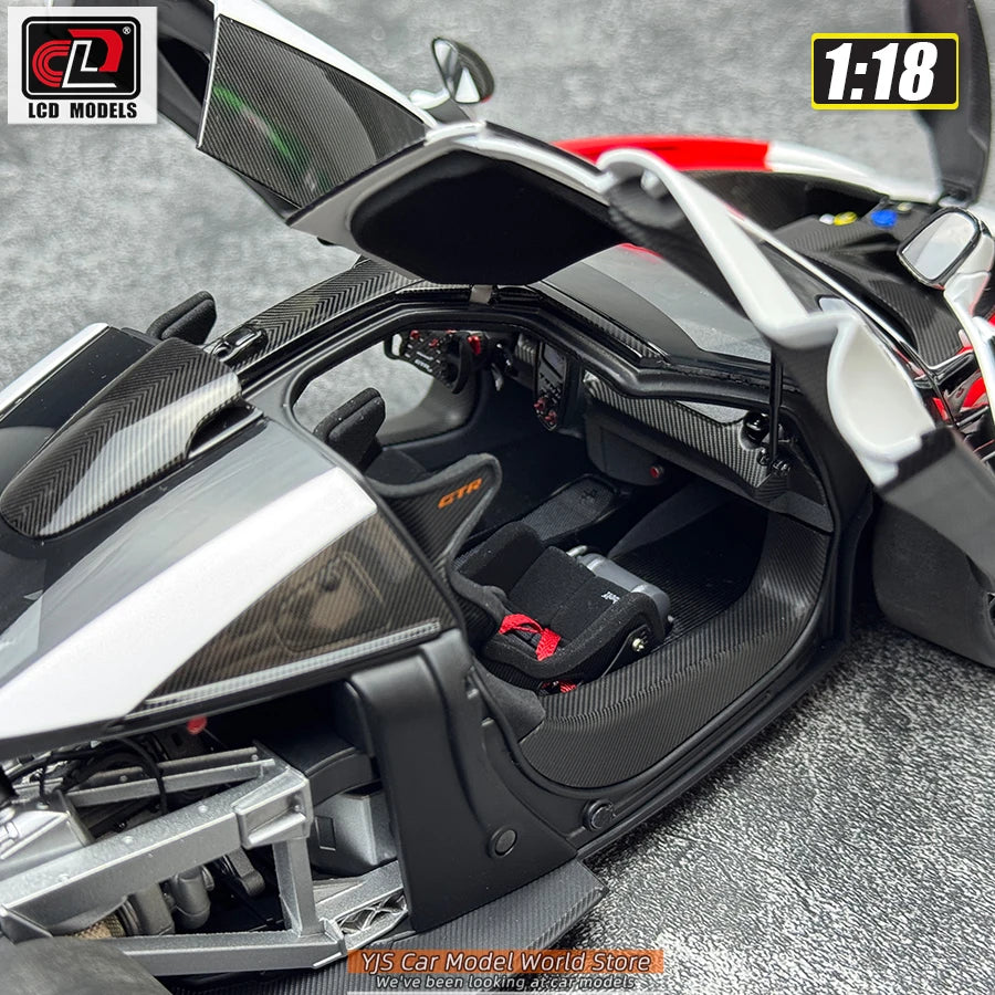 LCD Diecast car model 1:18 McLaren Senna GTR car model metal static display collection