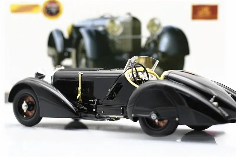 CMC 1:18 SSK The Black Prince 1934 25th Anniversary Simulation Limited Edition All Open Alloy Metal Static Car Model Toy Gift