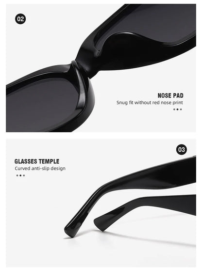 INS Cat Eye Sunglasses Women 2026 Fashion Triangle Vintage Sun Glasses Female Brand Designer Retro Glasses Shades Oculos De Sol