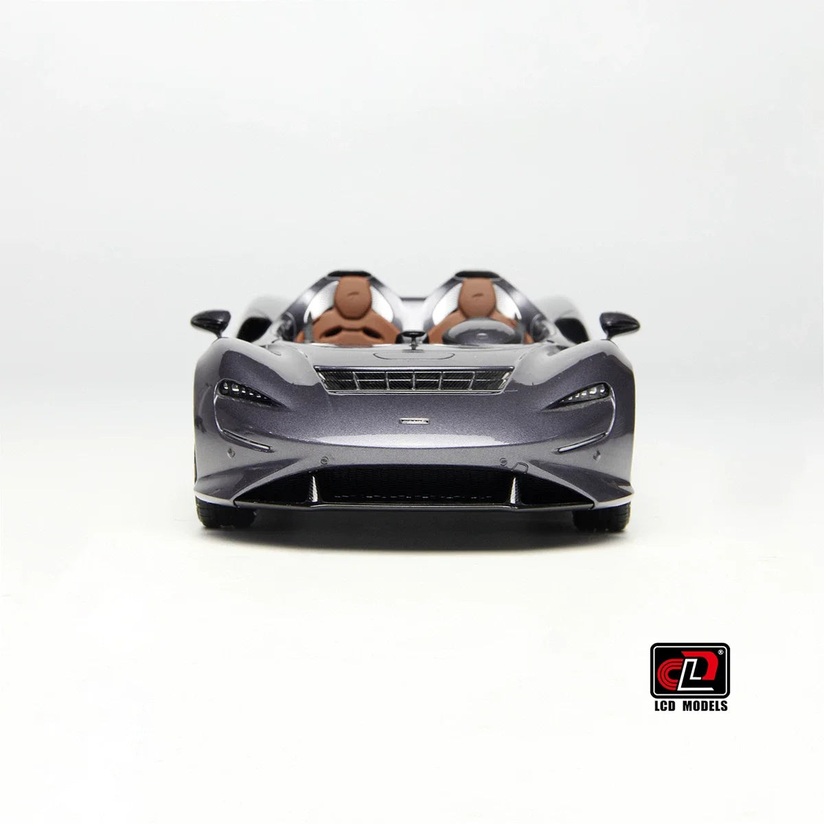 LCD Diecast car model 1:18 McLaren ELVA car model metal static display collection