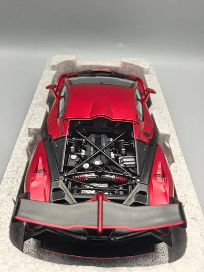 Autoart 1:18 VENENO Red Simulation Limited Edition All Open Alloy Metal Static Car Model Toy Gift