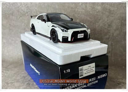 AUTOart 1:18 FOR Nissan GT-R35 NISMO 2022 SPECIAL EDITION Sports car model Car model Holiday gift Static ornament
