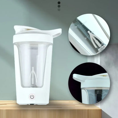 Electric Blenders 450ML Cup Portable Protein Powder Shaker Bottle Mixing Cup Rechargeable Coffee Milk Cup Sports Fitness Kettle