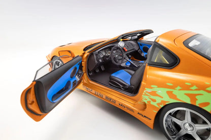 KYOSHO  1/18 Scale Diecast Collection  Dodge Charger R/T 1970 Toyota Supra Turbo - Static car model - Collection - Display piece