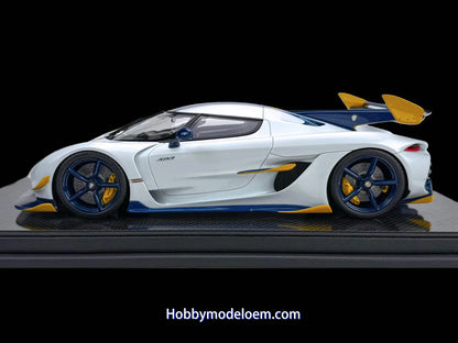 Frontiart New Release 1：18 Koenigsegg Jesko Crystal White Resin Model Car