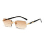 Fashion Punk Square Sunglasses Women Luxury Brand Small Frame Sun Glasses Female Rectangle Metal Mirror Oculos De Sol