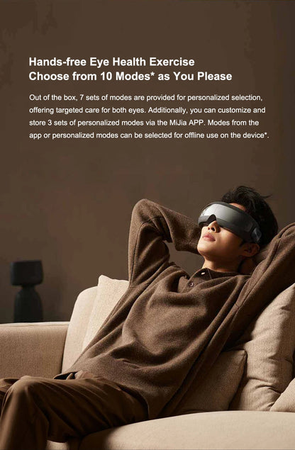 Original NEW MIJIA Smart Eye Massager  Zone Massage Visual Folding Massage Glasses Custom Eye Health For Mi Home APP