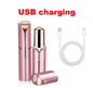 1pc Rechargeable 2-In-1 Eyebrow Razor And Hair Shaver With LED Light - Painlessly Remove Peach Fuzz, Facial Hair, Eyebrows, Lips