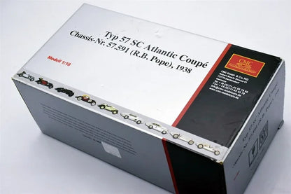 CMC 1:18 57SC Atlantic 1938 Simulation Limited Edition All Open Alloy Metal Static Car Model Toy Gift