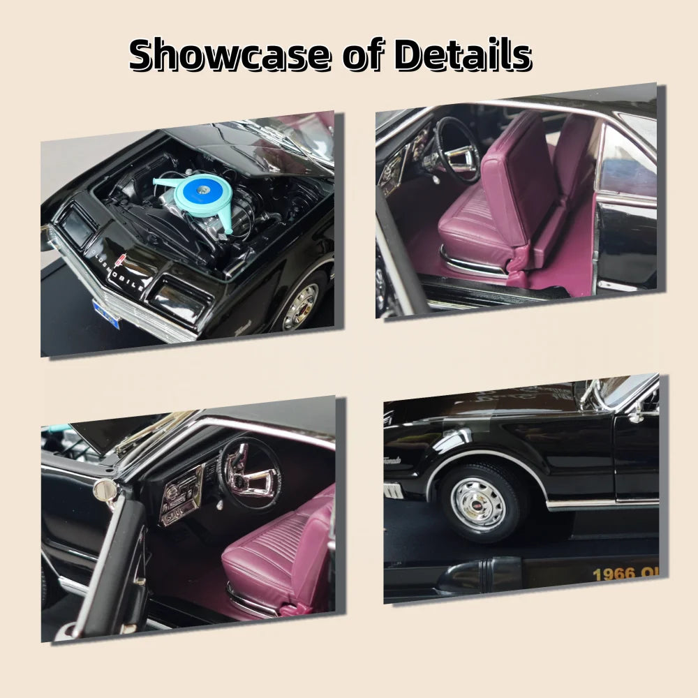 1:18 scale 1966 Oldsmobile Toronade  simulation alloy classic car model