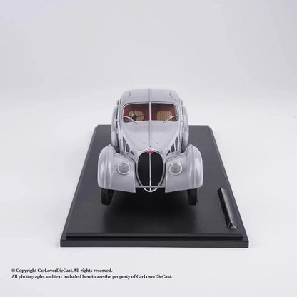 Solido 1/18 Bugatti Atlantic Type 57 SC 1937 Diecast Vehicle Model with Two Open Doors Limited Edition Cars Gifts