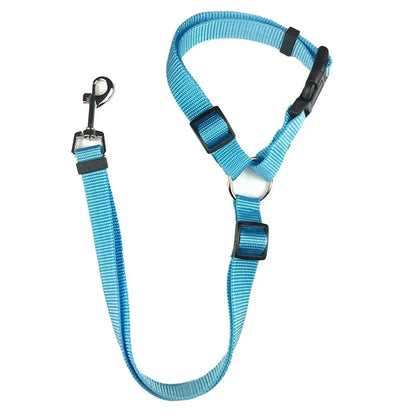 Pet Dog and Cat Seat Belt Car Headrest Restraint Adjustable Safety Rope Car Seat Belt Dog Accessories for Small Dogs (1Pc)