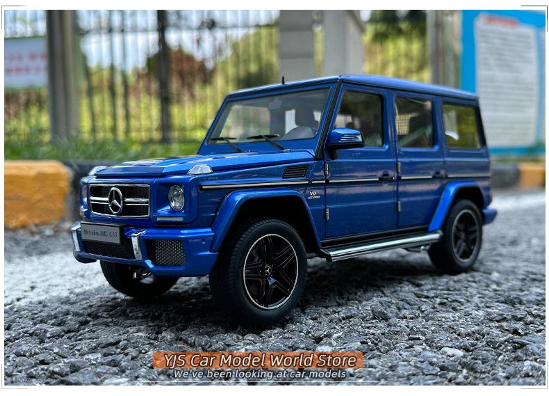 AUTOART 1:18 G63 2017 Car model SUV  Personal collection of holiday gifts