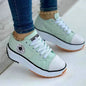 New Women Pattern Canvas Sneakers Women Casual Shoes Women Sneakers Shoes Flat Lace-Up Zapatillas Mujer Chaussure Femme