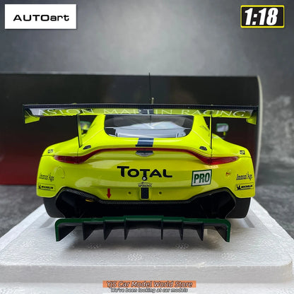 AUTOart 1/18 SCALE Aston Martin Vantage GTE Le Mans Pro 2018 Car model Static collection Furniture for display