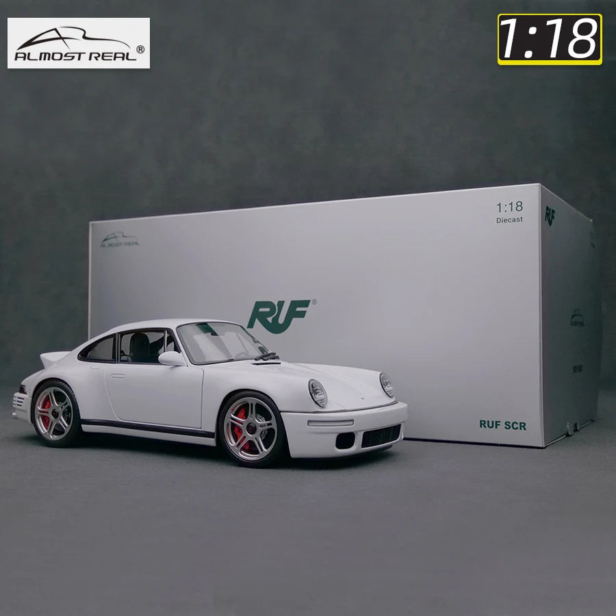 Almost Real  Diecast model 1:18  RUF SCR 2018 Realistic Car Model Collectible Holiday Gifts Static birthday gifts for  friends