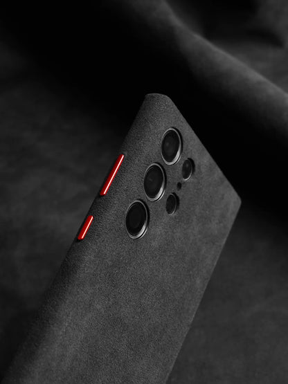 Magnetic ALCANTARA Case for Samsung Galaxy S25 S24 Ultra 5G Luxury Business Supercar Same Luxury Suede Leather Phone Cases
