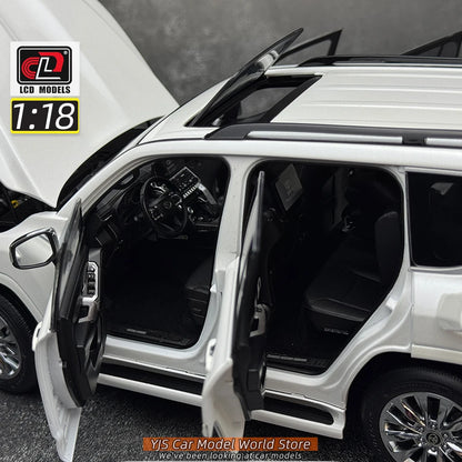 LCD Diecast model 1/18 scale Land Cruiser LC300 ZX SUV Metal car model Static display collection holiday gifts