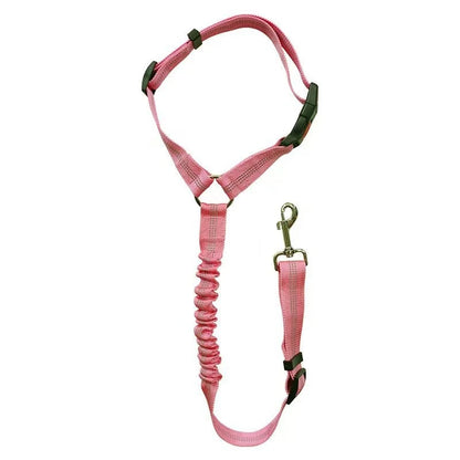 New Solid Two-in-one Dog Harness Leash Pet Car Seat Belt BackSeat Safety Belt Adjustable for Kitten Dogs Collar Pet Accessories