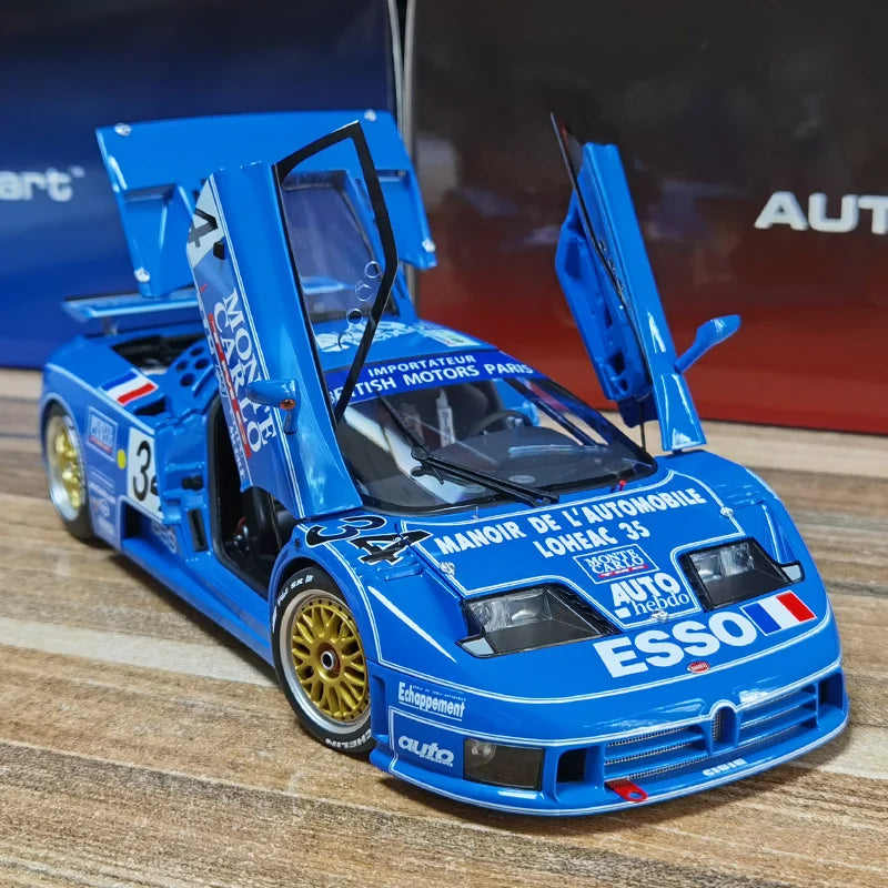 AUTOART Bugatti EB110 24HR Le Mans Racing 1994 #34 1:18 Car model Collection Display gift Static Ornament Collection