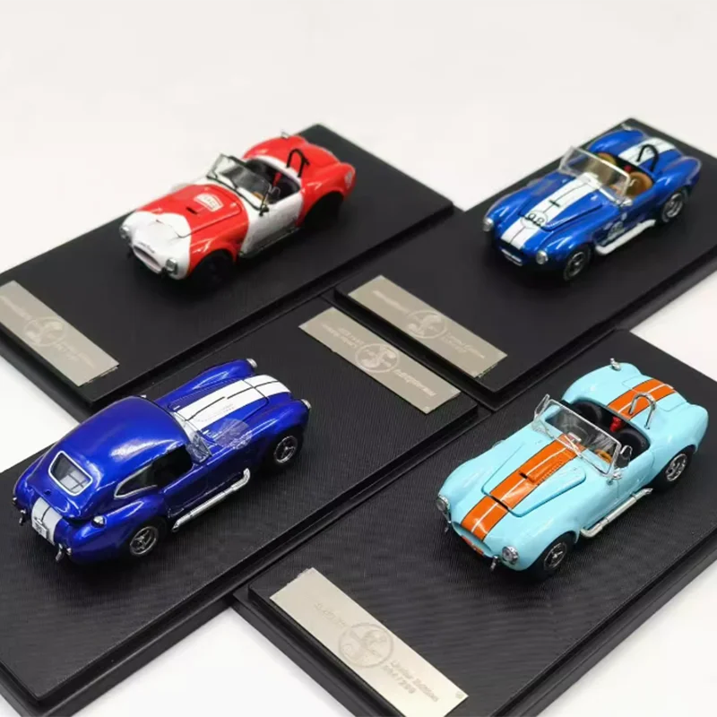 Fine Works 1:64 Scale Shelby 427 Alloy Diecast Miniature Toy Car Model Finished Static Collection