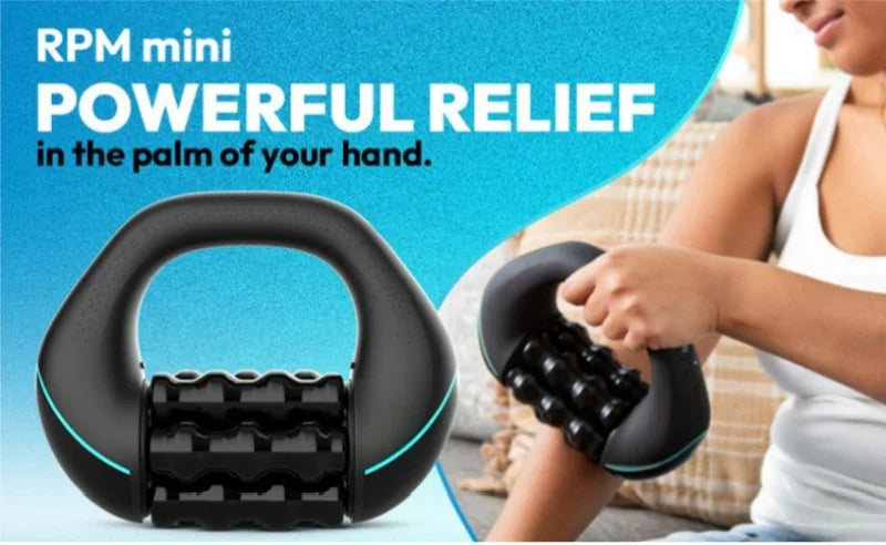Electirc Massage Roller Rechargeable 3-Speed Massager  Percussive Therapy for Whole Body Relief Deep Tissue & Muscle Recovery