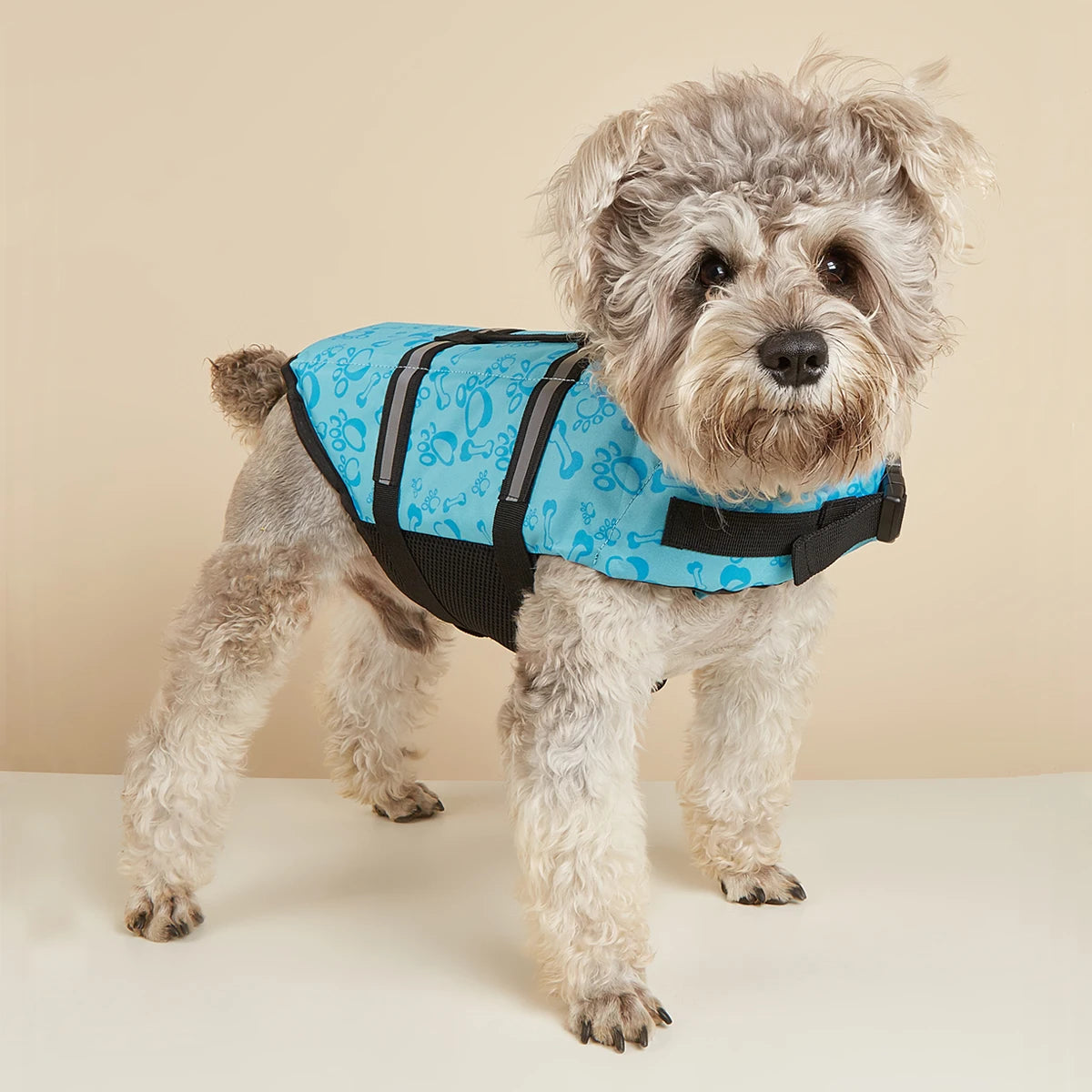 Dog Life Jacket Reflective Adjustable Summer Large Dogs Swimwear Safety Vest Surfing Sailboat Enhanced Buoyancy Pet Life Jacket