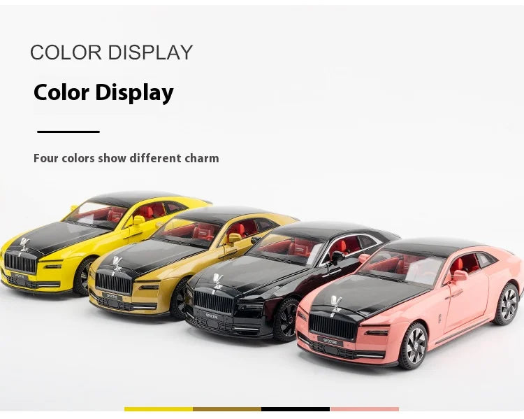 Rolls-Royce Shining 1:24 Alloy Model Toy Vehicle, Best Collection for Vehicle Enthusiasts, Gifts