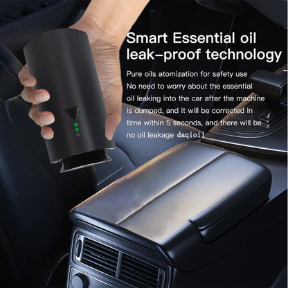 Car Diffuser Humidifier Auto Air Purifier Aromo Air Freshener USB Charging Electric Smell for Home Room Fragrance 1200mAh