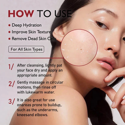 KOEC Exfoliant Black & White Rice Ampoule Facial Serum Peel Shot Exfoliating Cleans Blackhead Pore Brightening Remove Dead Skin