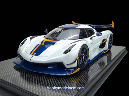 Frontiart New Release 1：18 Koenigsegg Jesko Crystal White Resin Model Car