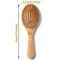 Natural Wood Comb Bamboo Air Cushion Comb High Elastic Head Smooth Hair Not Knotted Practical Comb Hair Loss Massage Brush
